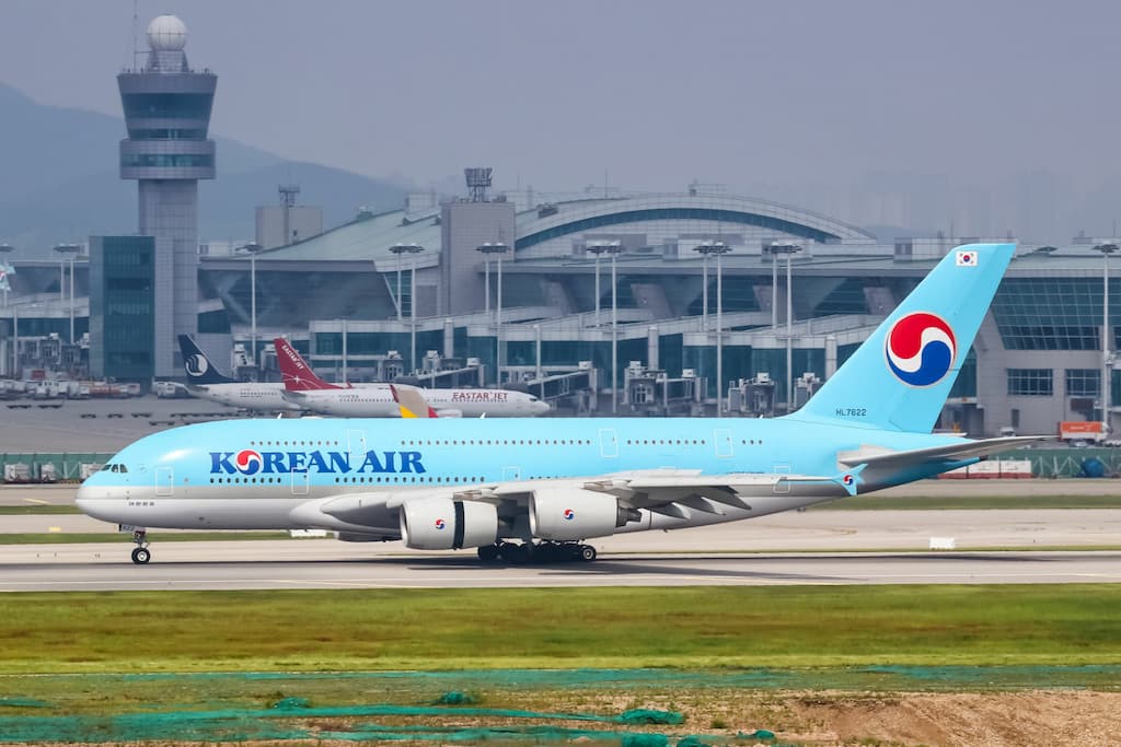 Korean Airlines after Safe Landing