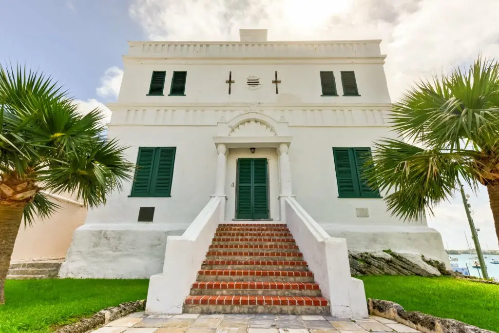 State House in St. George in Bermuda